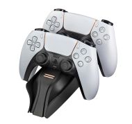 Зарядна станция Snakebyte PS5 Twin Charge 5 за 2 Dualsense контролера, черна