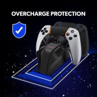 Зарядна станция Snakebyte PS5 Twin Charge 5 за 2 Dualsense контролера, черна