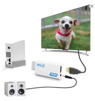 Wii2HDMI 1080p Full HD конвертор/адаптер - бял