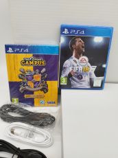PlayStation 4 PRO Бял 1 TB + Two Point Campus Entrolment edition, Fifa 18 + скин