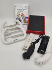 Пълен Комплект Nintendo Wii Mini за двама с Mario Kart и 2 воланa