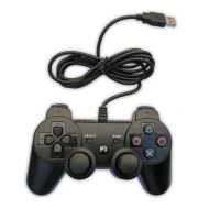 Съвместим жичен контролер за SONY Playstation 3 PS3 Black - черен