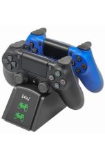 iplay HBP-119 Зарядна станция за 2 Dualshock 4 контролера, черна