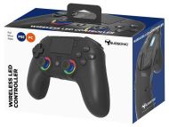 Безжичен контролер Subsonic - LED, Черен (PS5/PC)