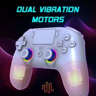 Безжичен контролер Subsonic - LED, Бял (PS5/PC)