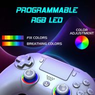 Безжичен контролер Subsonic - LED, Бял (PS5/PC)