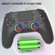 Безжичен контролер Subsonic - LED, Черен (PS4/PC)