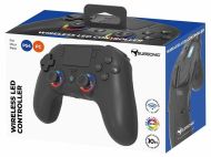 Безжичен контролер Subsonic - LED, Черен (PS4/PC)