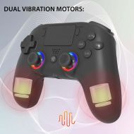 Безжичен контролер Subsonic - LED, Черен (PS4/PC)