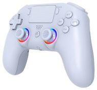 Безжичен контролер Subsonic - LED, Бял (PS4/PC)