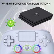 Безжичен контролер Subsonic - LED, Бял (PS4/PC)