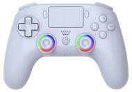 Безжичен контролер Subsonic - LED, Бял (PS4/PC)