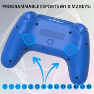 Безжичен контролер Subsonic - LED, Син (PS4/PC)