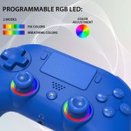 Безжичен контролер Subsonic - LED, Син (PS4/PC)