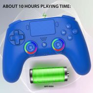 Безжичен контролер Subsonic - LED, Син (PS4/PC)